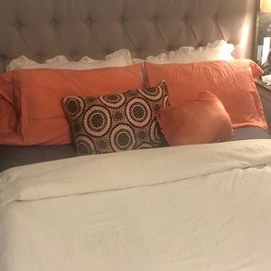 SOLD 4 pc Pillows/ cases Coral boho Opal house